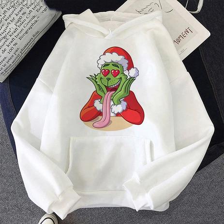 grinch moletom com capuz kids