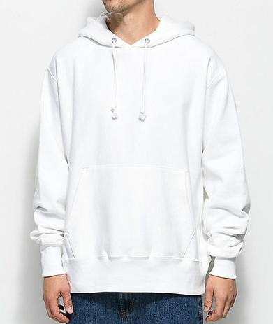 Blusa Moletom Canguru Unissex Branco - Liso - Sem Estampa - Mena Vestuário E Acessórios - Moletom / Blusão Feminino - Magazine Luiza