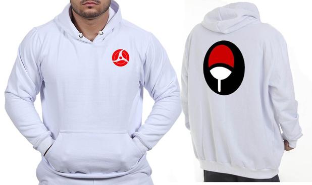 naruto moletom com capuz sharingan