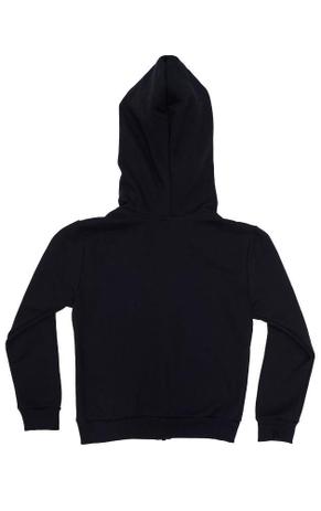 boys black zip up moletom com capuz
