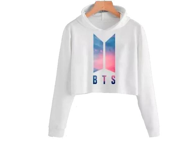moletom cropped do bts