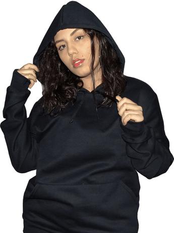 blusa de moletom plus size feminina