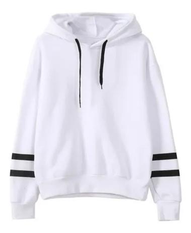 blusa de moletom branco