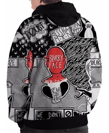 moletom twenty one pilots blurryface