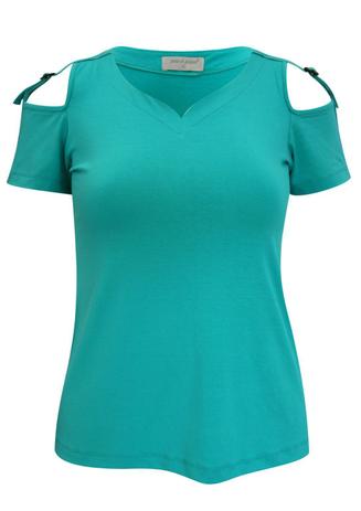blusas azul turquesa