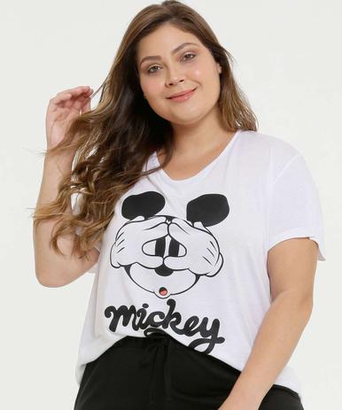 camisetas disney feminina plus size