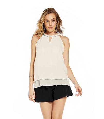 blusas de poliester