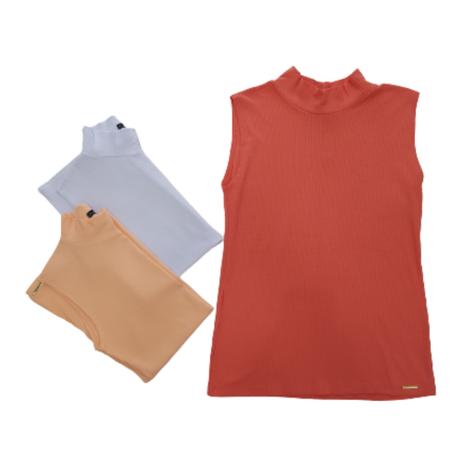 regata canelada gola alta