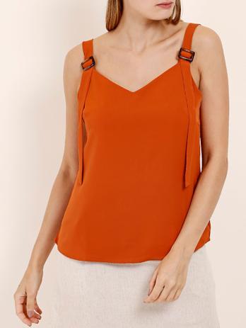 blusa feminina laranja