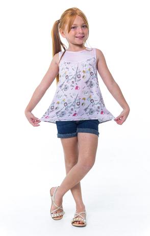 Blusa Regata Infantil Menina Paris Rosa-Tamanho 4 - Casa de bonecas Menor preço em Blusa Regata Infantil Menina Paris Rosa-Tamanho 4 - Casa de bonecas