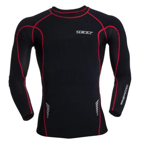 Blusa Segunda Pele Texx Masculino Thot PRETO/VERMELHO Menor preço em Blusa Segunda Pele Texx Masculino Thot PRETO/VERMELHO