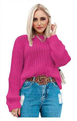 blusa tricot grossa feminina