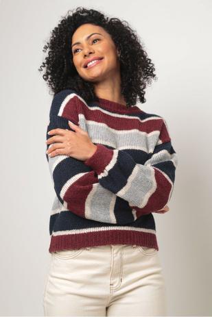 blusa tricot larga