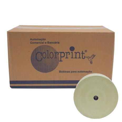 Bobina p/PDV Térmica Colorprint 76x40m Amarela C/30 Unidades Menor preço em Bobina p/PDV Térmica Colorprint 76x40m Amarela C/30 Unidades