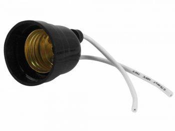 Bocal Pendente Soquete E27 C/ Rabicho 4A 250V - Preto - Foxlux Menor preço em Bocal Pendente Soquete E27 C/ Rabicho 4A 250V - Preto - Foxlux