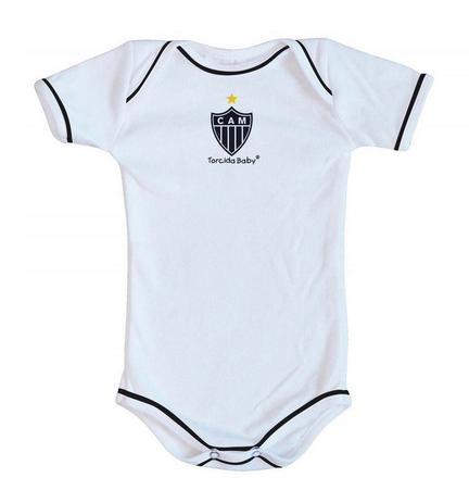 Body Atlético MG Oficial Branco - Torcida Baby Menor preço em Body Atlético MG Oficial Branco - Torcida Baby