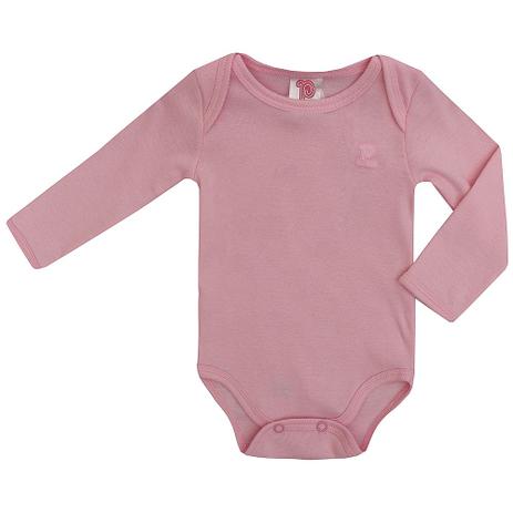 Body Bebê Básico Rosa Manga Longa - Pulla bulla Menor preço em Body Bebê Básico Rosa Manga Longa - Pulla bulla