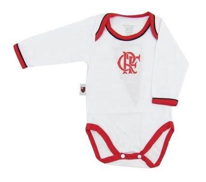 Body Bebê Flamengo Manga Longa Oficial - Revedor Menor preço em Body Bebê Flamengo Manga Longa Oficial - Revedor