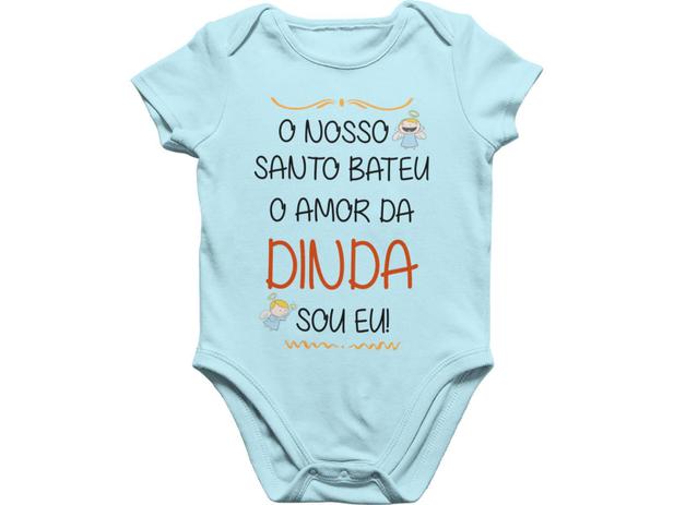 Body Bebe Infantil Amor Da Dinda Promovida Madrinha Azul Bebe Del France Moda Infantil Magazine Luiza