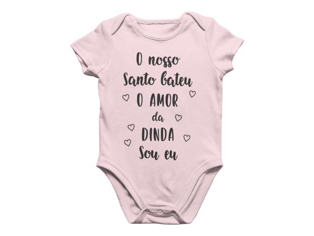 Body Bebe Infantil Amor Da Dinda Promovida Madrinha Rosa Bebe Del France Moda Infantil Magazine Luiza
