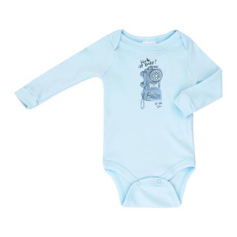 Body Bebê Masculino Up Baby Suedine Telefone Menor preço em Body Bebê Masculino Up Baby Suedine Telefone