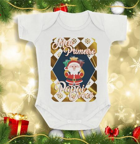 roupa de bebe papai noel