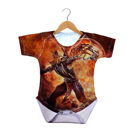 Body Bebe Mortal Kombat Scorpion 429k Body Para Bebes Magazine Luiza Body Bebe Mortal Kombat Scorpion 429k Body Para Bebes Magazine Luiza