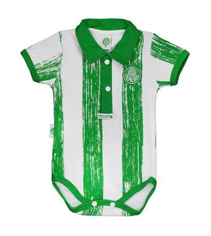 Body Bebê Palmeiras Listras Oficial - Revedor Menor preço em Body Bebê Palmeiras Listras Oficial - Revedor