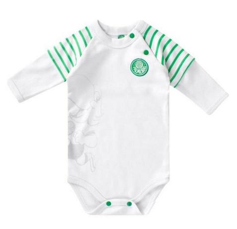 Body Bebê Palmeiras Manga Longa Oficial - Revedor Menor preço em Body Bebê Palmeiras Manga Longa Oficial - Revedor