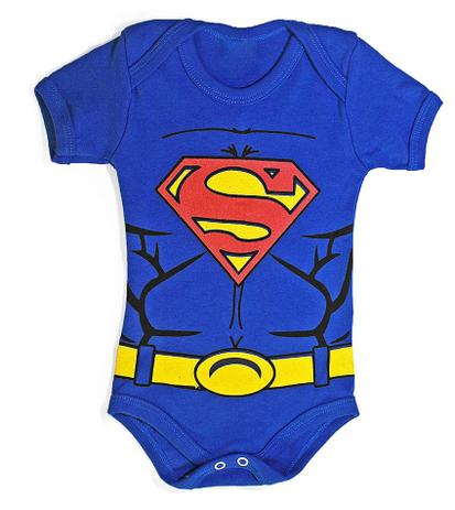 Body bebê Superman Super homem Fantasia Roupa infantil Heroi - Heróis Menor preço em Body bebê Superman Super homem Fantasia Roupa infantil Heroi - Heróis