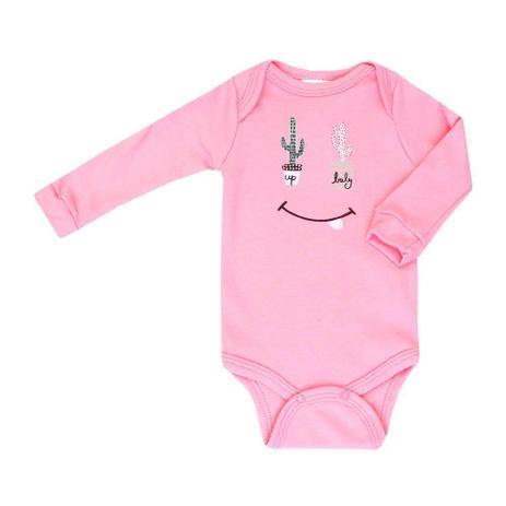 Body bebê Up Baby Suedine Vasinho Cactus Menor preço em Body bebê Up Baby Suedine Vasinho Cactus