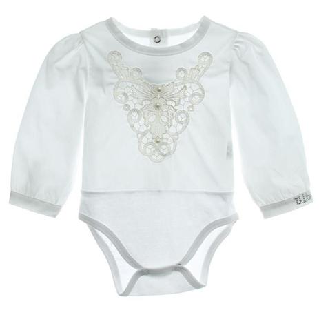 Body Camisa Feminino Manga Longa com Renda - Bibe Menor preço em Body Camisa Feminino Manga Longa com Renda - Bibe