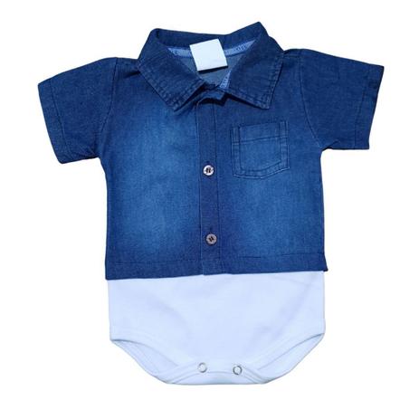camisa jeans para bebe