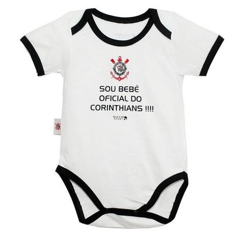 Body Corinthians ”Bebê Oficial” Revedor Menor preço em Body Corinthians ”Bebê Oficial” Revedor