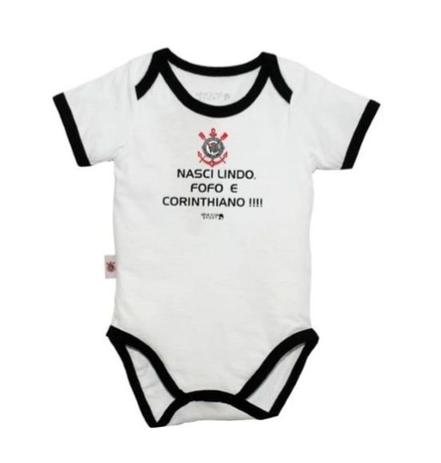 Body Corinthians ”Nasci Torcedor” Oficial - Revedor Menor preço em Body Corinthians ”Nasci Torcedor” Oficial - Revedor