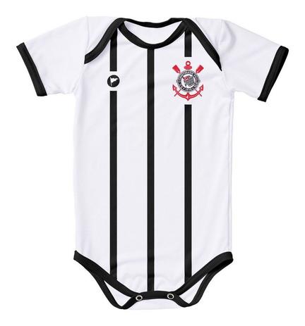 Body Corinthians Proteção UV Branco Oficial - Torcida baby Menor preço em Body Corinthians Proteção UV Branco Oficial - Torcida baby