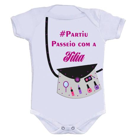 Body Divertido - Passeio Com Titia - Kalundu kids Menor preço em Body Divertido - Passeio Com Titia - Kalundu kids