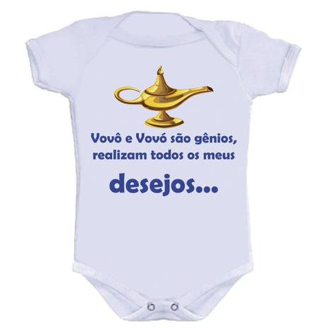 Body Divertido - Vovós Gênios - Kalundu kids Menor preço em Body Divertido - Vovós Gênios - Kalundu kids