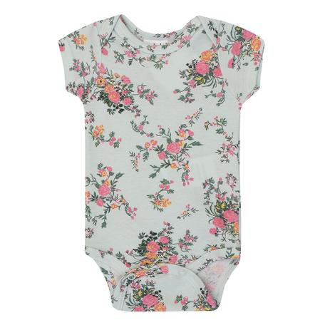 Body Feminino Bebê Manga Curta Floral - Up baby Menor preço em Body Feminino Bebê Manga Curta Floral - Up baby