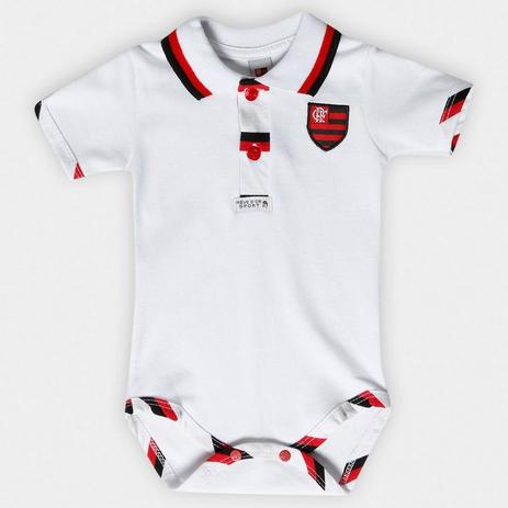 Body Flamengo Pólo Manga Curta MO Revedor Menor preço em Body Flamengo Pólo Manga Curta MO Revedor