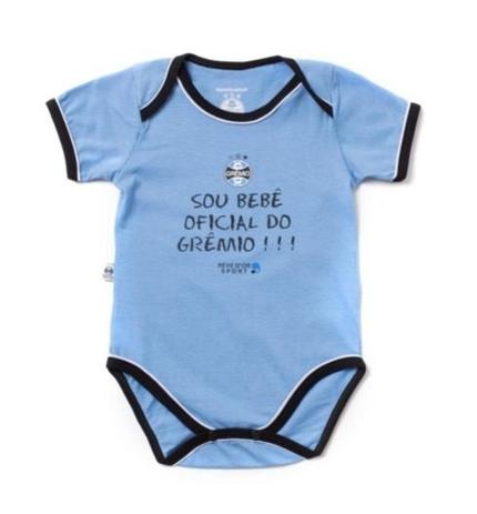 Body Grêmio Com Frase ”Bebê Oficial” Revedor Menor preço em Body Grêmio Com Frase ”Bebê Oficial” Revedor