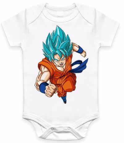Body Infantil Dragon Ball Goku Ssj Blue Tafis Body Infantil Magazine Luiza
