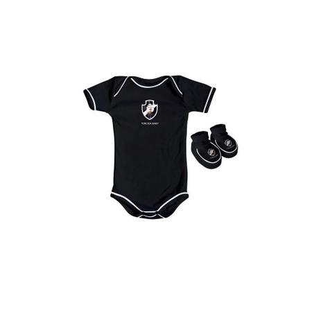 Body Infantil Masculino Torcida Baby - Vasco Menor preço em Body Infantil Masculino Torcida Baby - Vasco