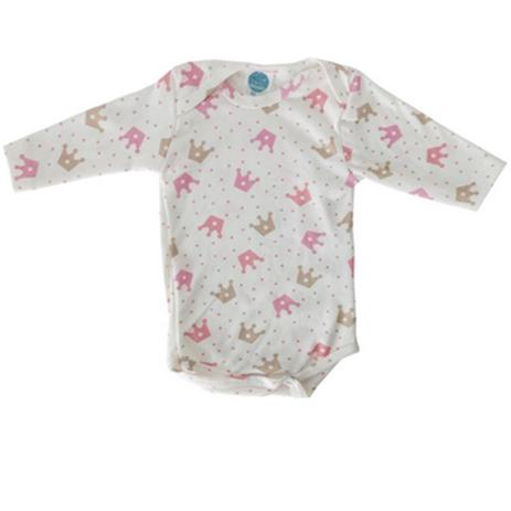 Body Manga Longa Ribana Canelado Coroa Rosa P - Dvk baby Menor preço em Body Manga Longa Ribana Canelado Coroa Rosa P - Dvk baby