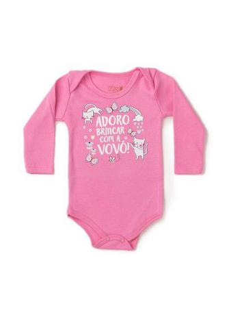 Body Manga Longa Rosa Barbie Kiko Baby é boa?