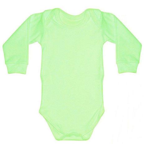 Body Manga Longa Verde Liso - Balão kids Menor preço em Body Manga Longa Verde Liso - Balão kids