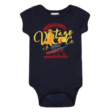 Body Masculino Bebê Up Baby Suedine Vintage Menor preço em Body Masculino Bebê Up Baby Suedine Vintage