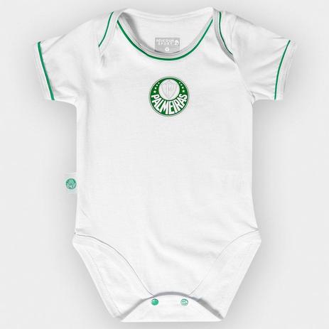 Body Palmeiras Manga Curta Unissex Revedor Menor preço em Body Palmeiras Manga Curta Unissex Revedor