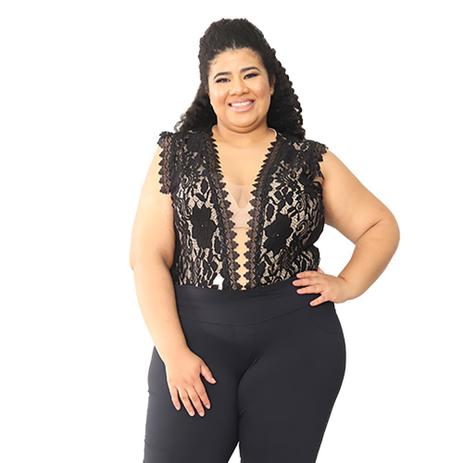 plus size decote