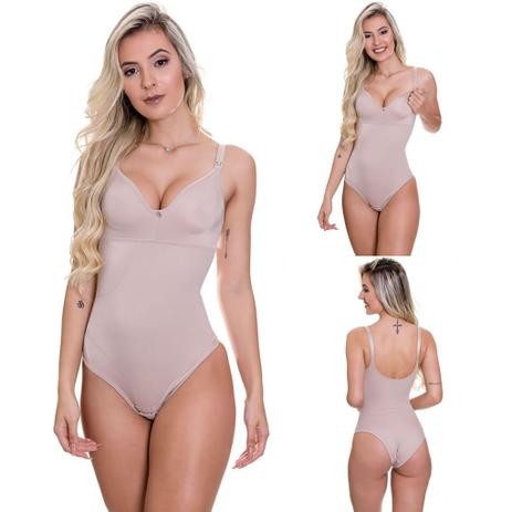 Body Pós Parto Modelador Sem Bojo para Amamentação Bege - LC1189 - Estilo sedutor Menor preço em Body Pós Parto Modelador Sem Bojo para Amamentação Bege - LC1189 - Estilo sedutor